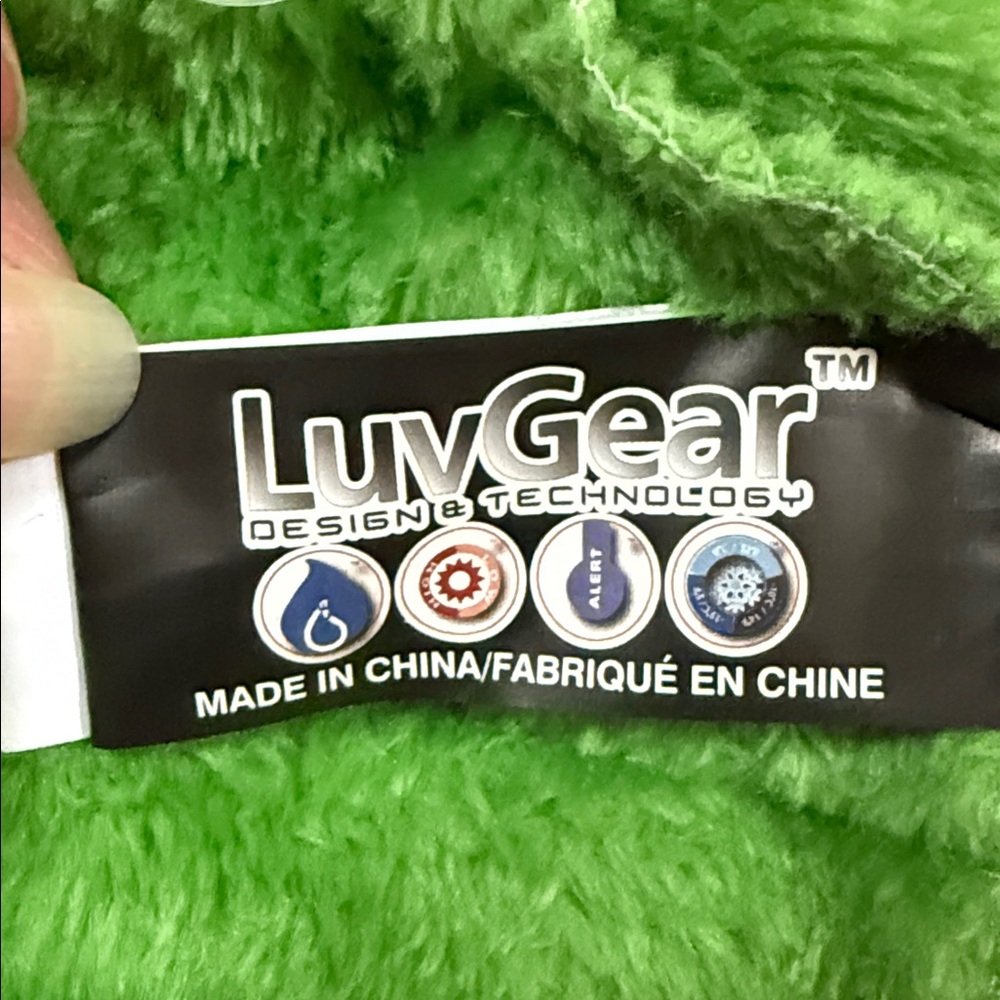 LuvGear Green Elf Dog Costume-Pajamas. Size XS. Velcro closure. Red/green/black. - Picture 12 of 14
